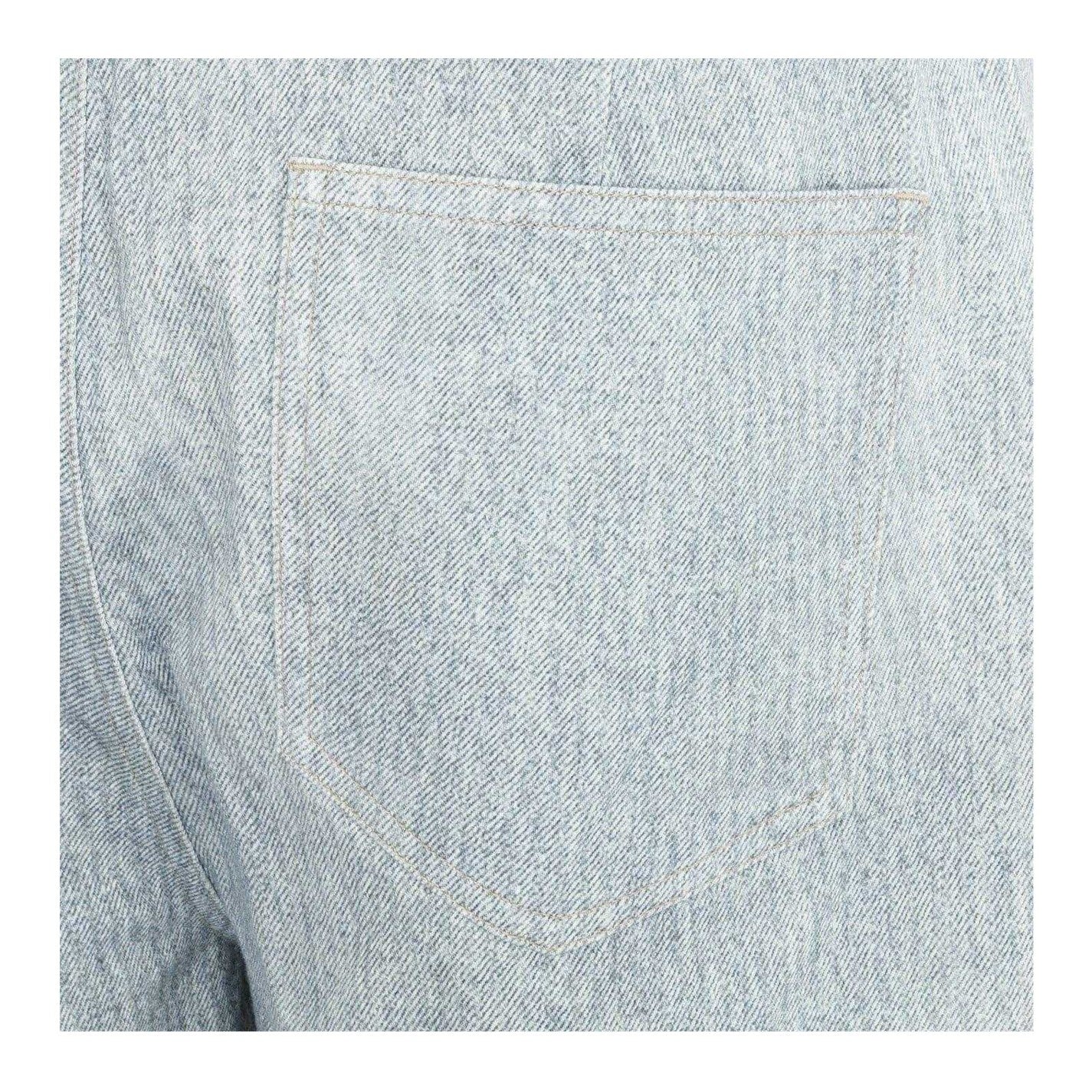 Blue - Lifestyle - Firetrap Mens Cotton Acid Wash Jeans