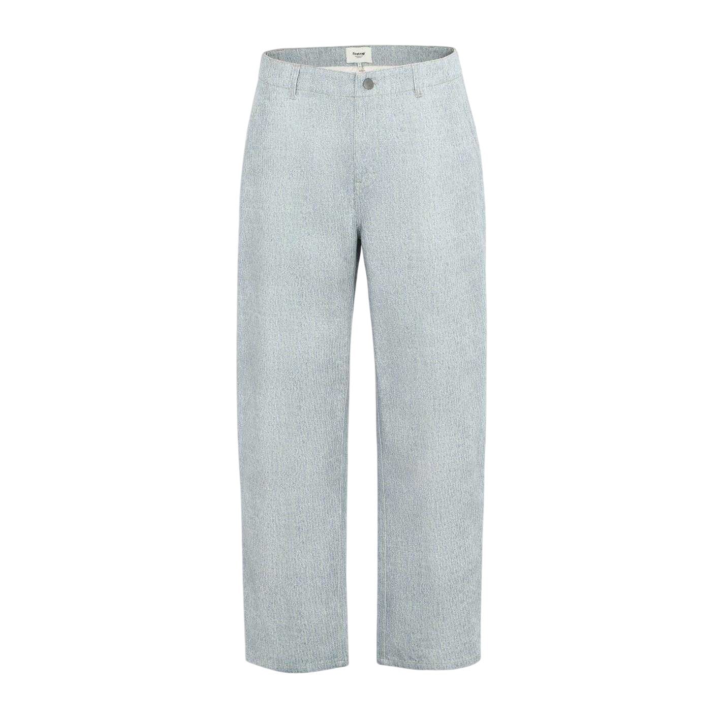 Blue - Front - Firetrap Mens Cotton Acid Wash Jeans
