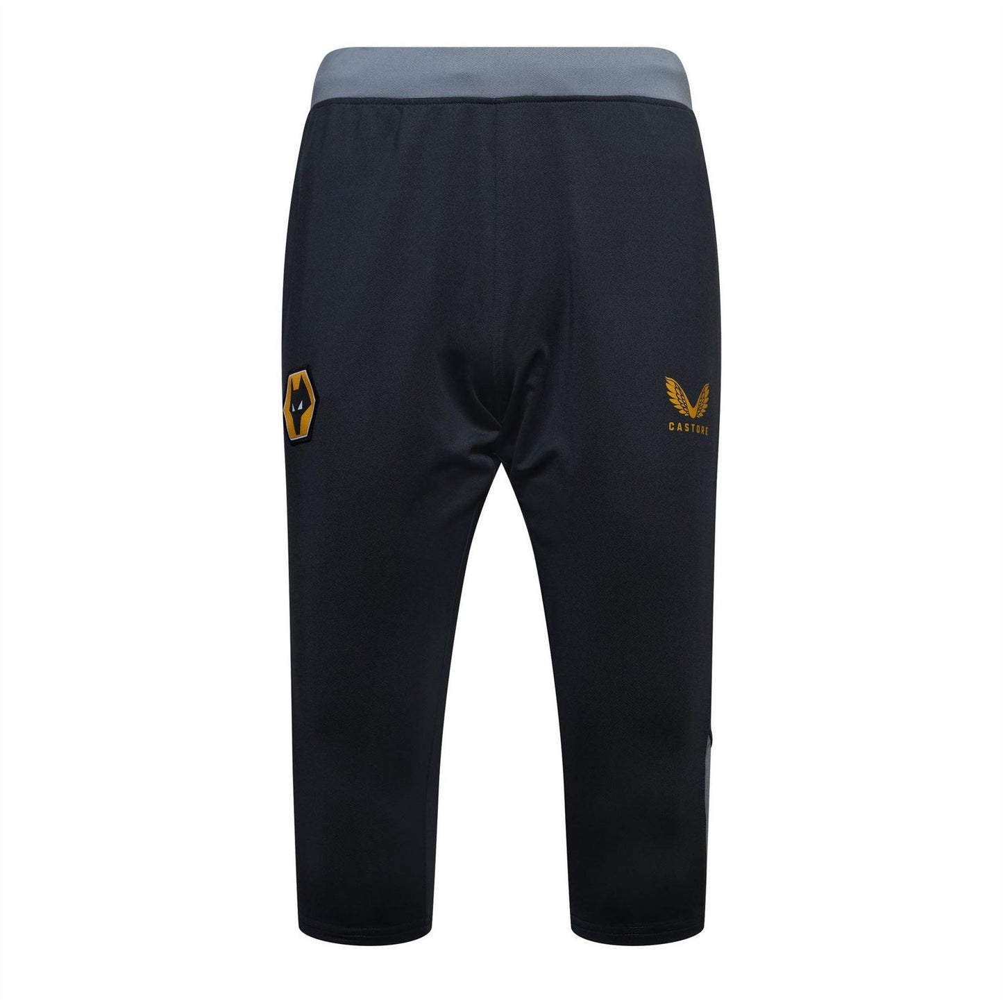 Tradewinds-Ebony - Front - Castore Mens Wolverhampton Wanderers FC Tracksuit Bottoms