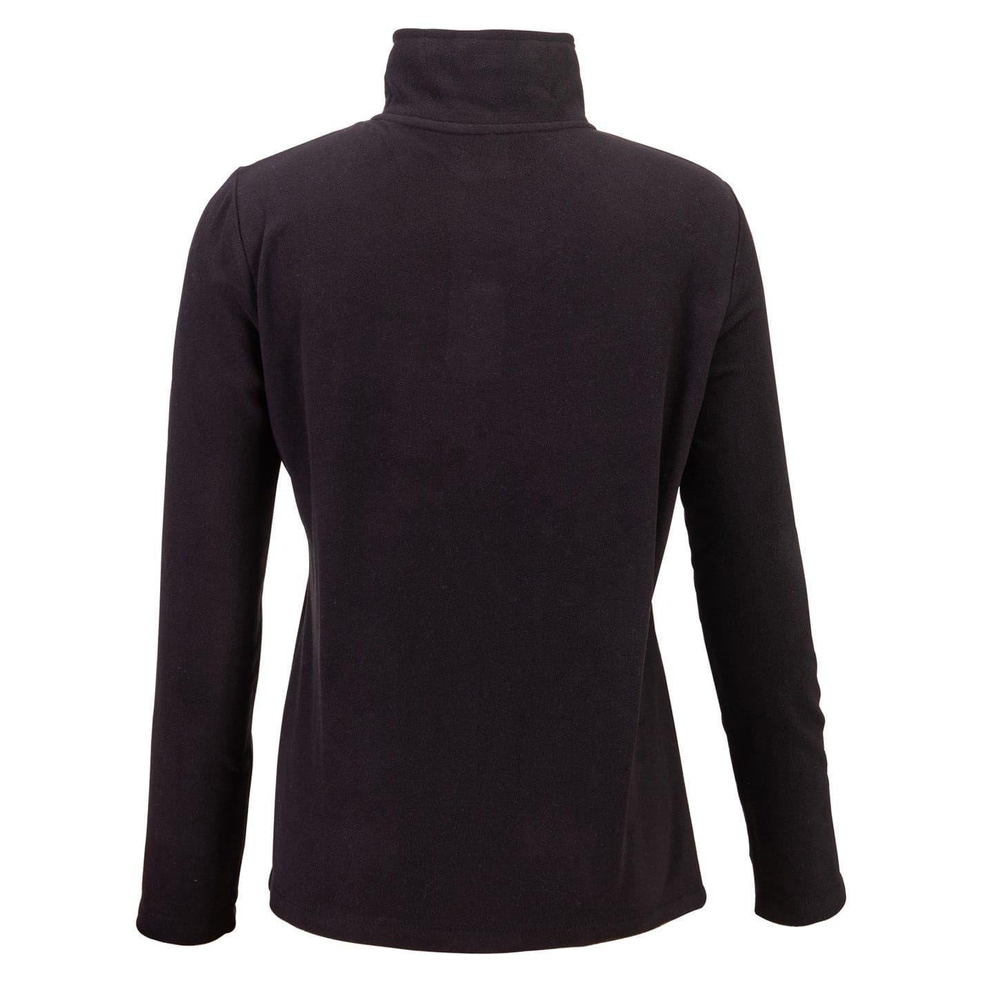 Black - Back - Gelert Womens-Ladies Microfleece Fleece Top