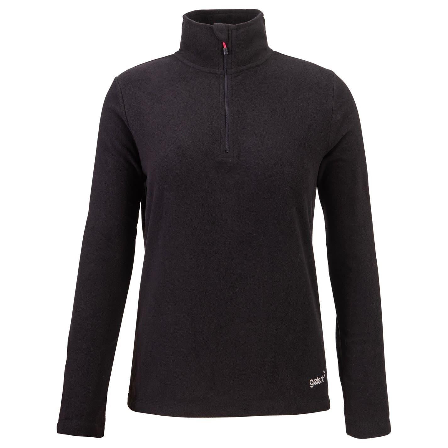 Black - Front - Gelert Womens-Ladies Microfleece Fleece Top