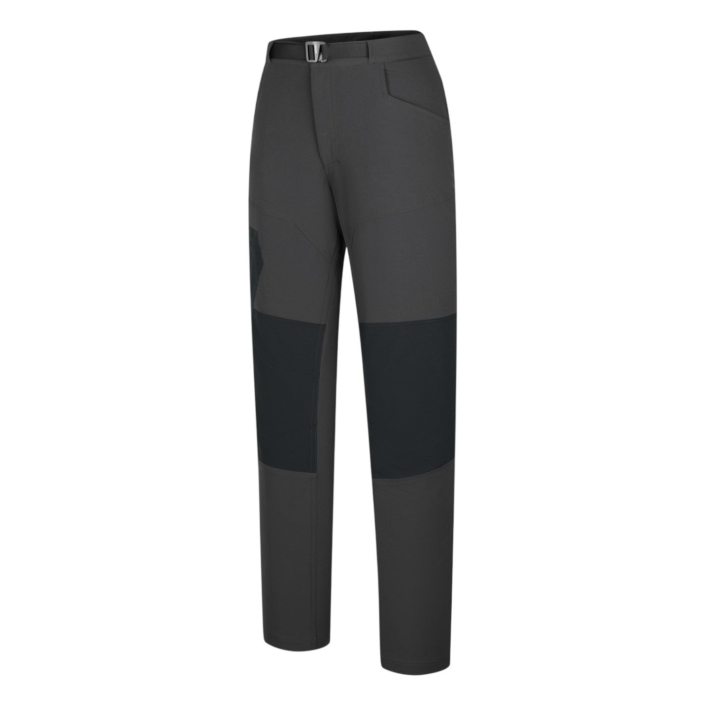 Grey-Black - Side - Karrimor Mens Hotrock Colour Block Straight Trousers