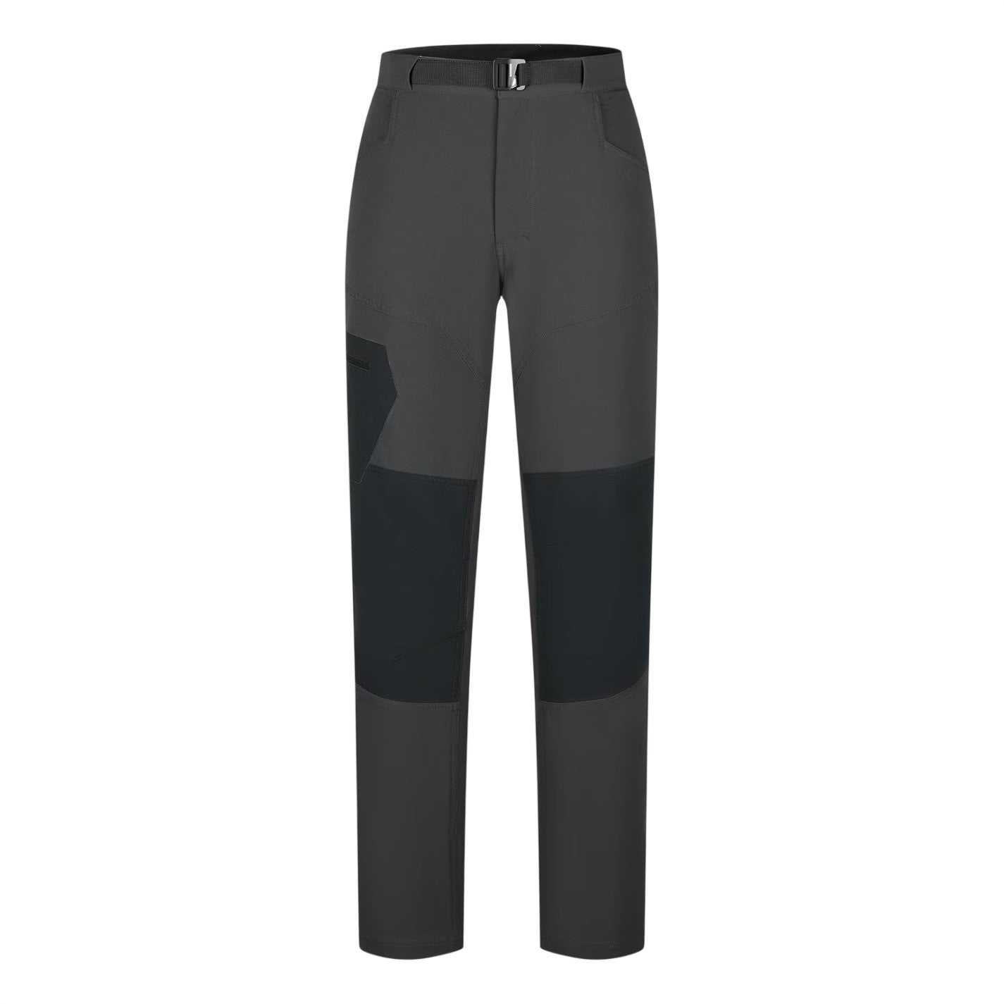 Grey-Black - Front - Karrimor Mens Hotrock Colour Block Straight Trousers