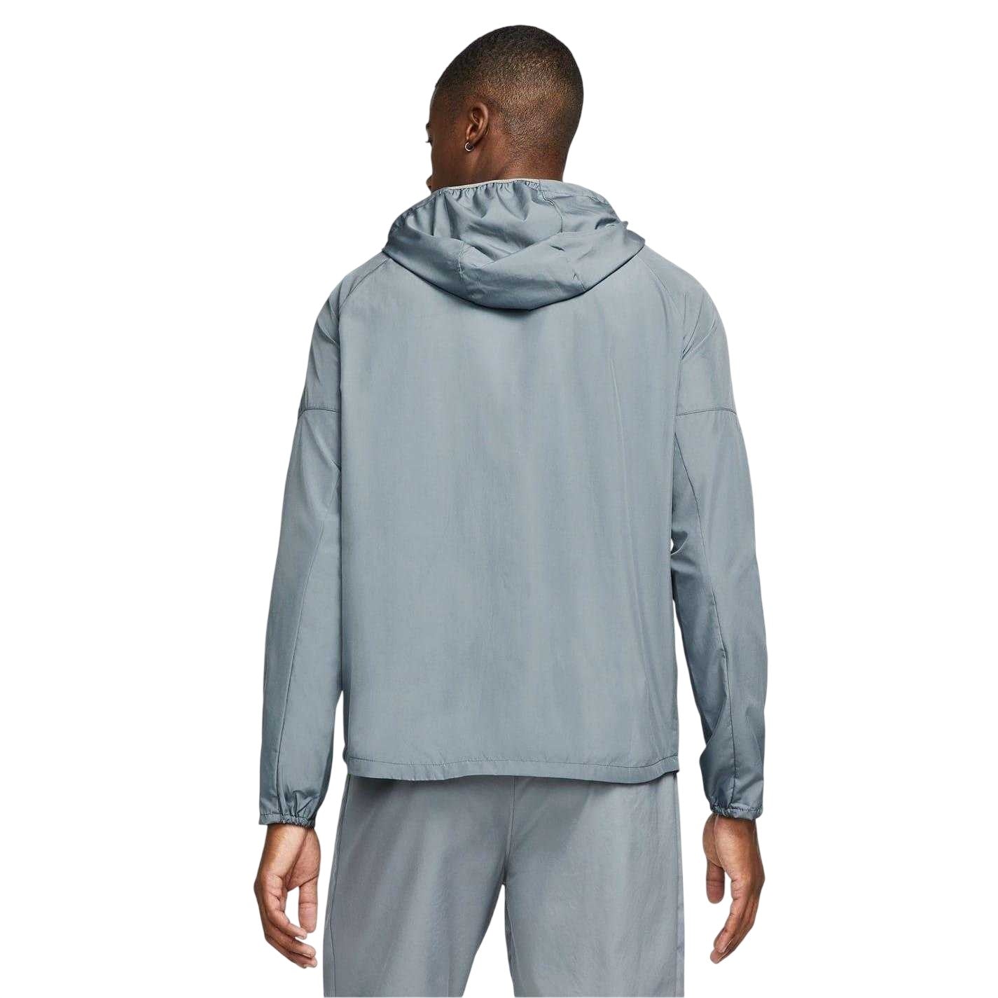 Smoke Grey - Back - Nike Mens Repel Miler Running Jacket