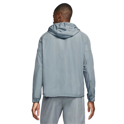 Smoke Grey - Back - Nike Mens Repel Miler Running Jacket