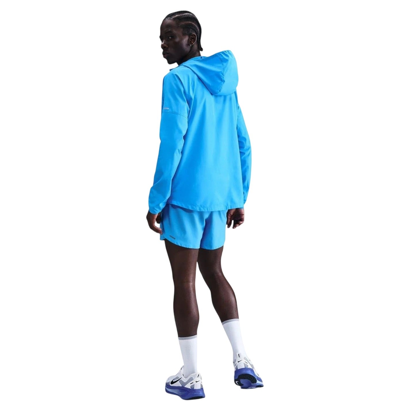 Blue - Back - Nike Mens Repel Miler Running Jacket