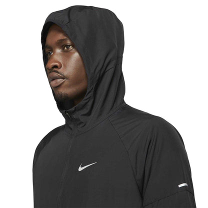 Black-Reflective - Lifestyle - Nike Mens Repel Miler Running Jacket