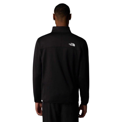 Black - Back - The North Face Mens Crest Full Zip Fleece Jacket