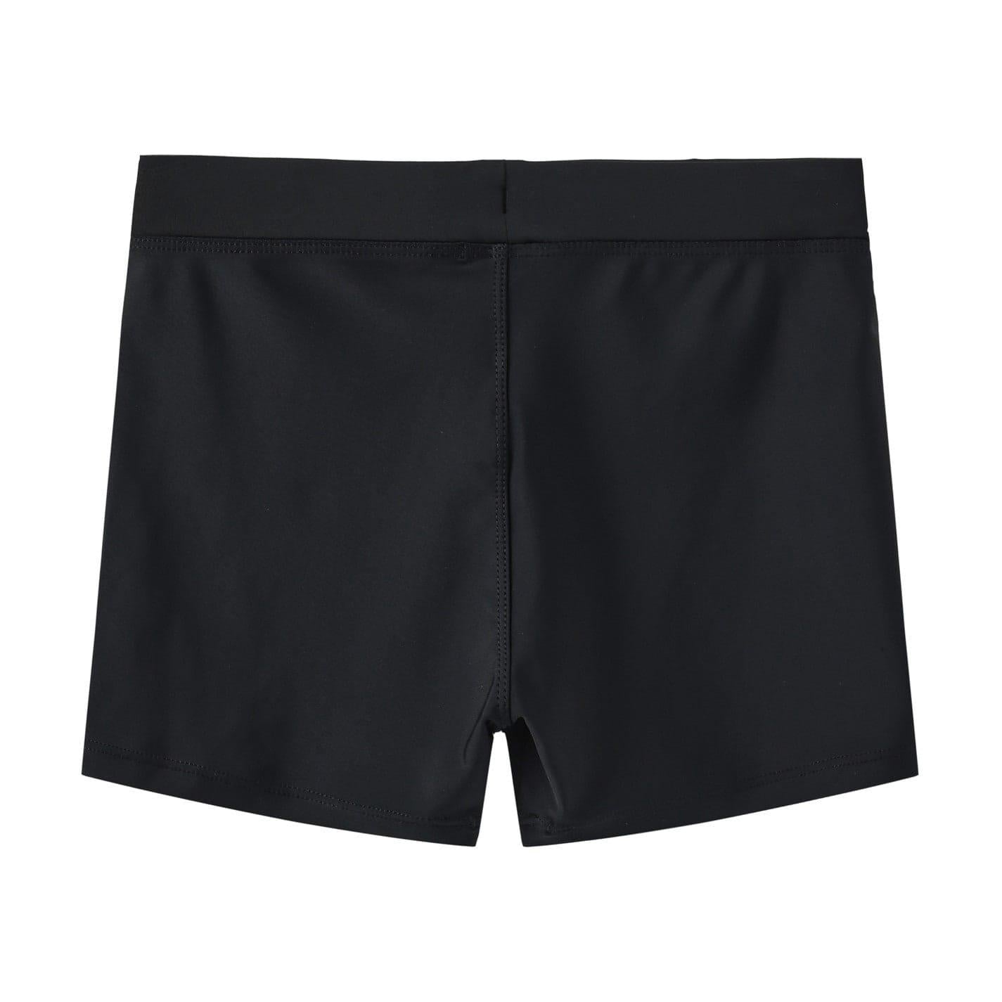 Black - Back - Slazenger Boys Logo Swimming Trunks
