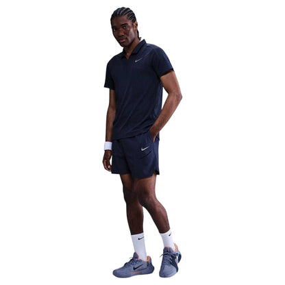 Midnight Navy - Side - Nike Mens New York Grand Slam Dri-FIT Shorts