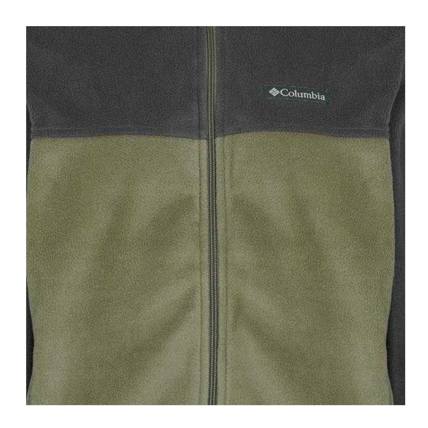 Shark Grey-Stone - Side - Columbia Mens Steens Walking Fleece Jacket