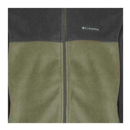 Shark Grey-Stone - Side - Columbia Mens Steens Walking Fleece Jacket