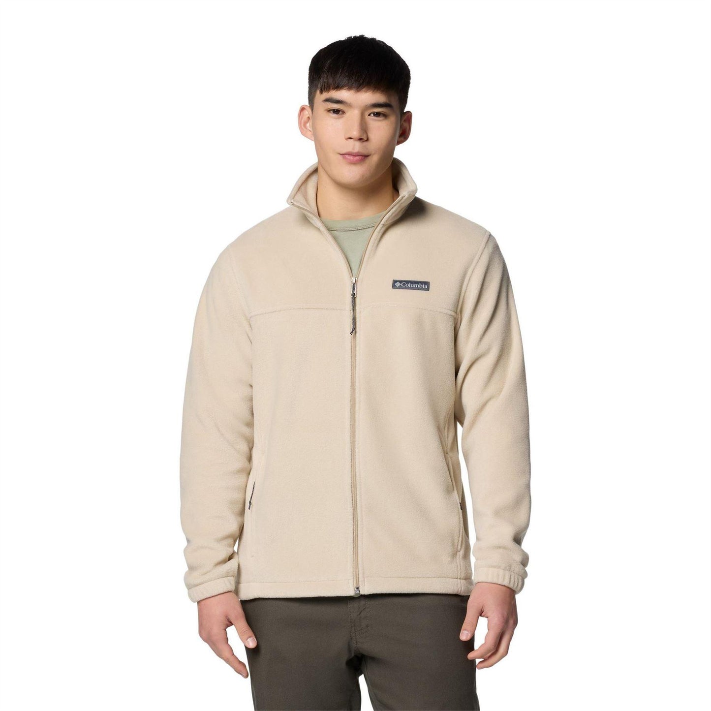 Brown - Front - Columbia Mens Steens Walking Fleece Jacket