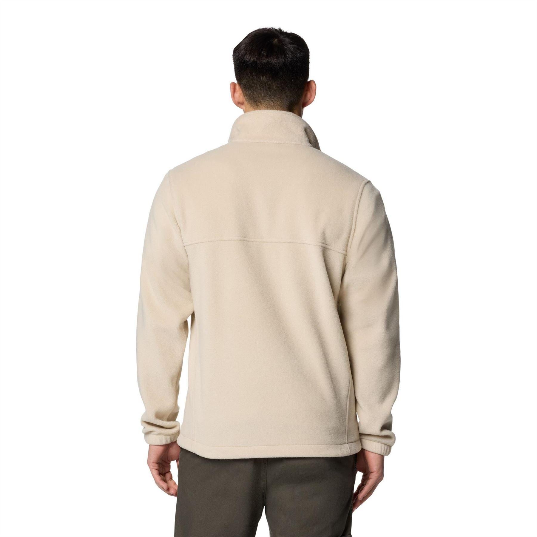 Brown - Back - Columbia Mens Steens Walking Fleece Jacket