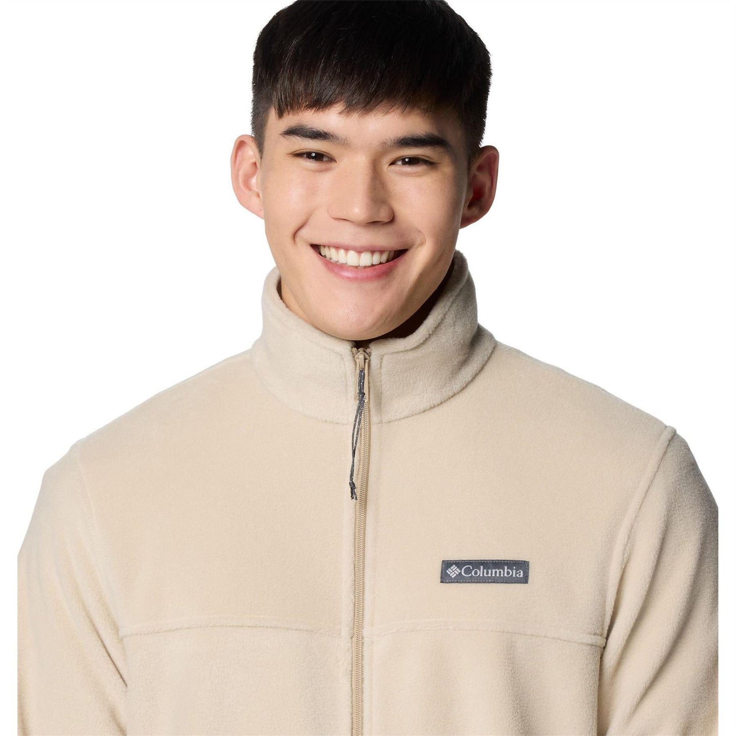 Brown - Side - Columbia Mens Steens Walking Fleece Jacket