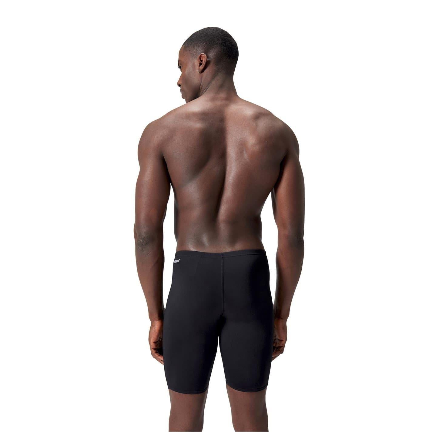 Black - Back - Speedo Mens Endurance Jammer Shorts