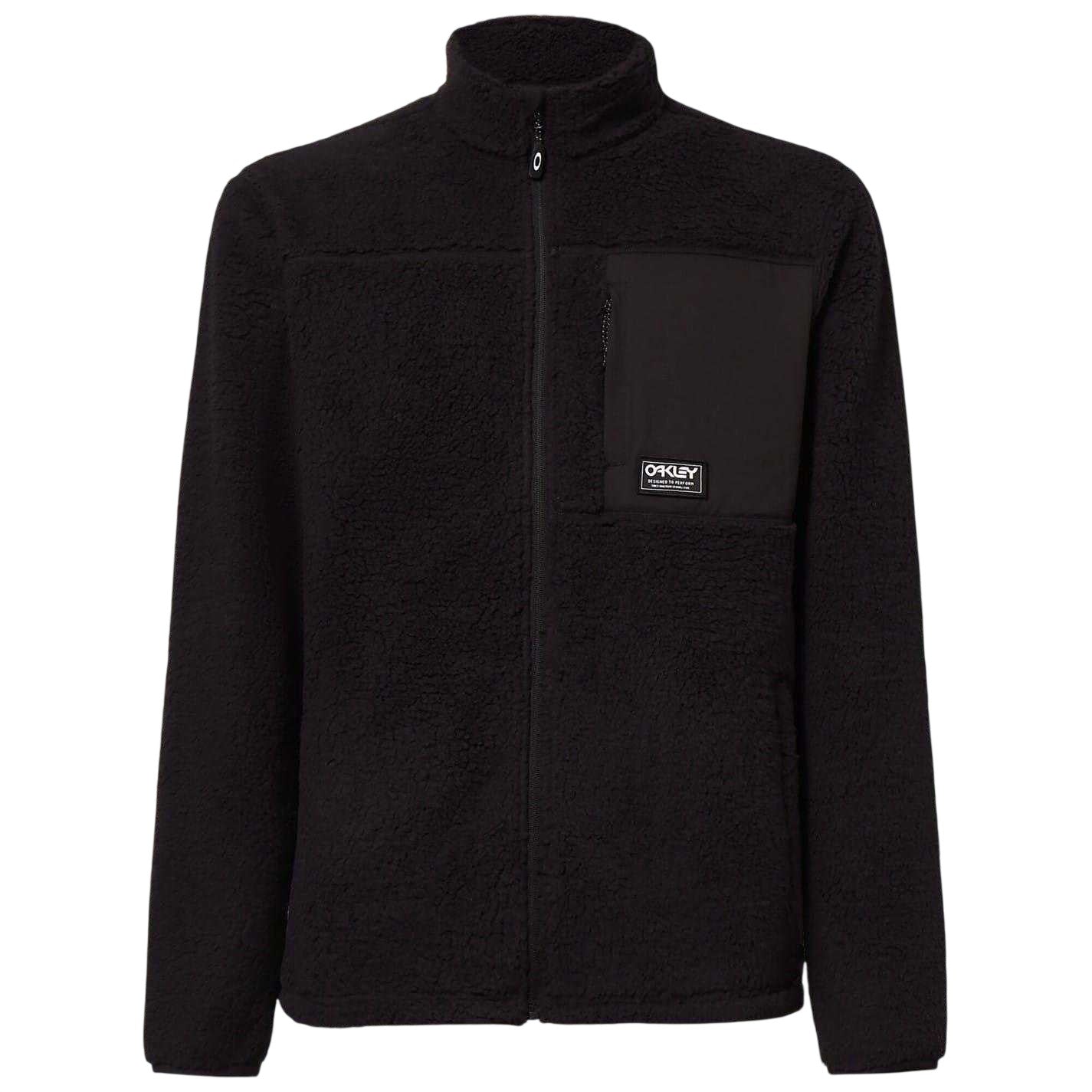 Black - Front - Oakley Mens Sherpa Fleece Jacket