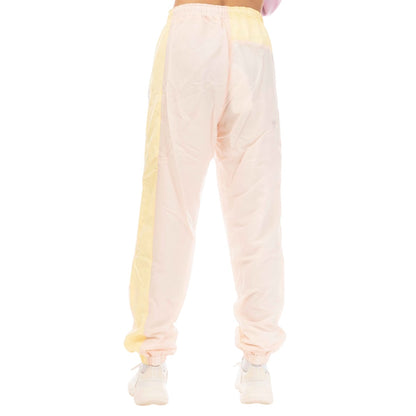 White - Back - Lacoste Womens-Ladies Colour Block Slim Joggers