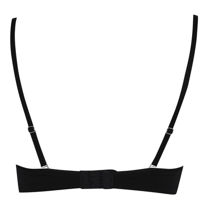 Black - Back - Wonderbra Womens-Ladies Plain Multiway Bra