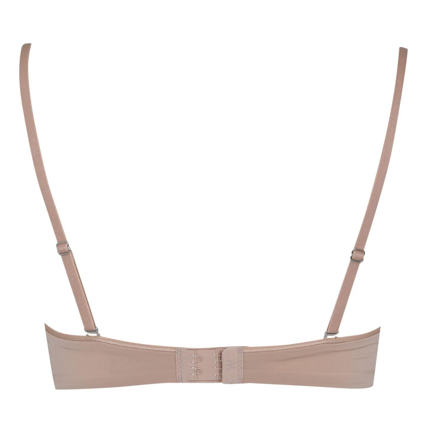 Beige - Back - Wonderbra Womens-Ladies Plain Multiway Bra