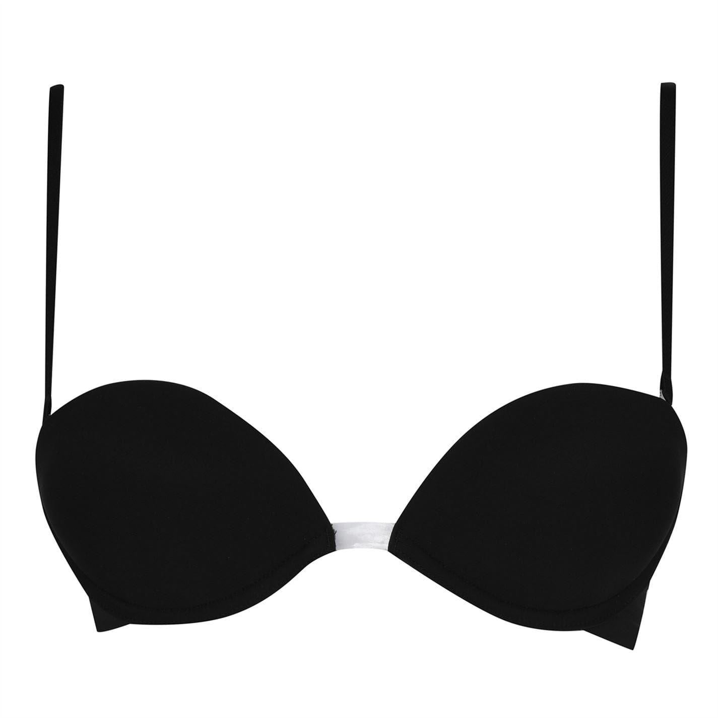 Black - Front - Wonderbra Womens-Ladies Plain Multiway Bra