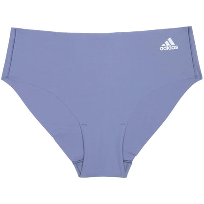 Grey Blue - Front - Adidas Womens-Ladies Seamless Hipster Briefs