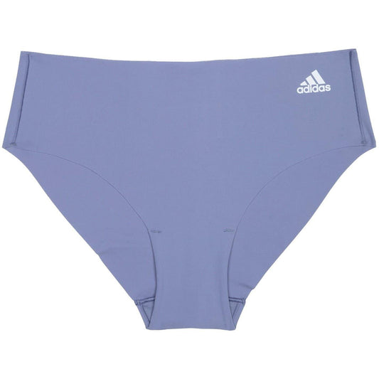 Grey Blue - Front - Adidas Womens-Ladies Seamless Hipster Briefs