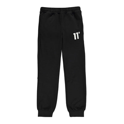 Black - Side - 11 Degrees Childrens-Kids Full Zip Long-Sleeved Tracksuit