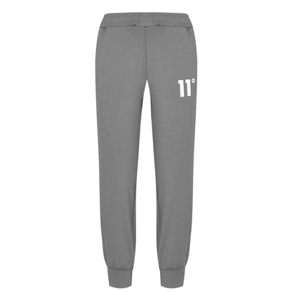 Steel-White - Lifestyle - 11 Degrees Childrens-Kids Full Zip Long-Sleeved Tracksuit