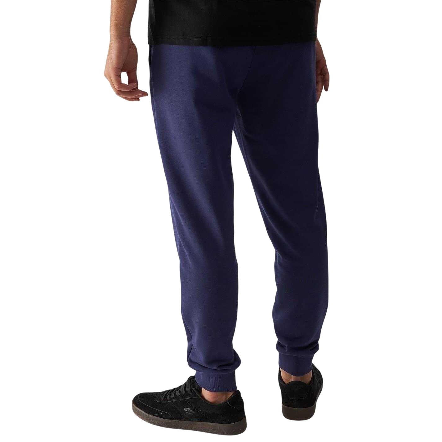Navy - Back - 4F Mens Cotton Blend Joggers