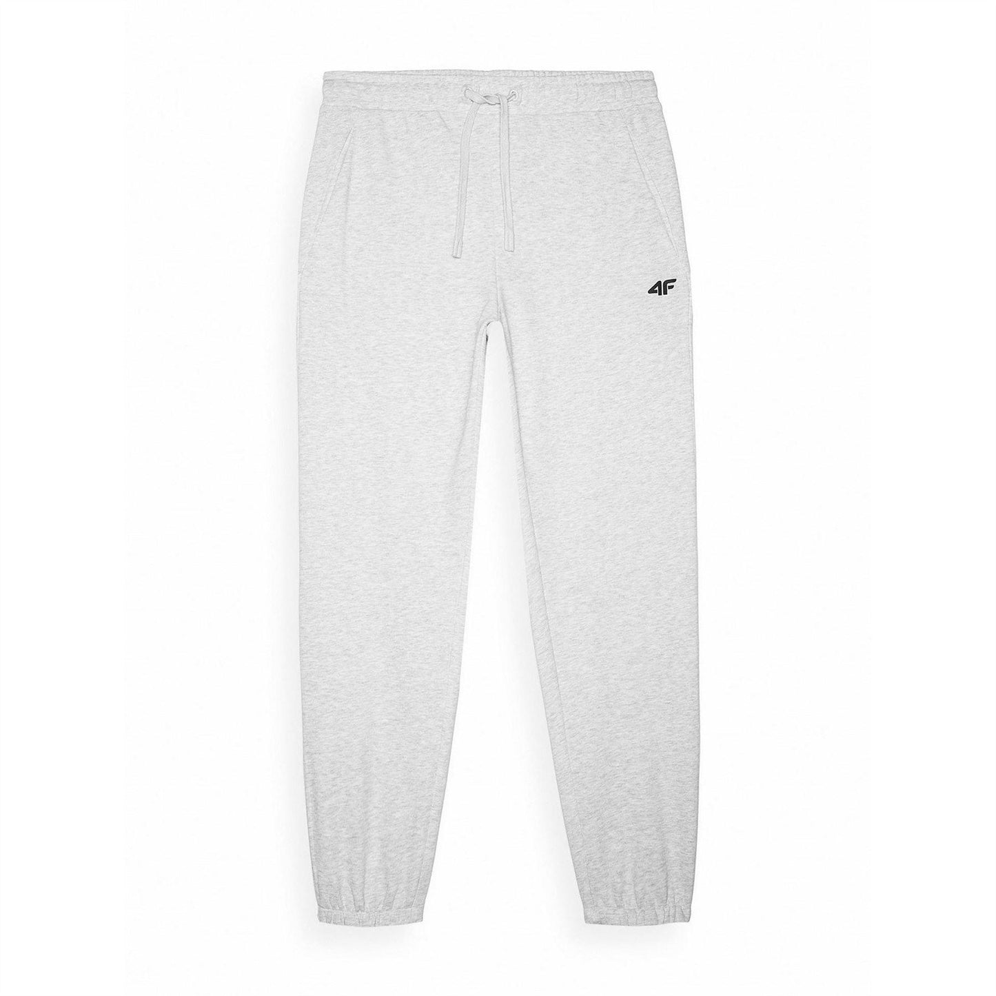 Grey - Front - 4F Mens Cotton Blend Joggers