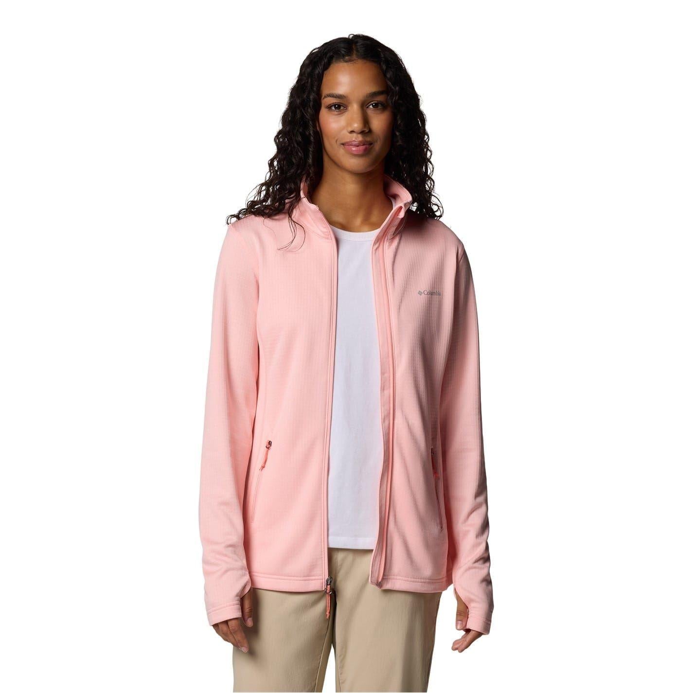 Pink - Front - Columbia Womens-Ladies Park View Fleece Jacket