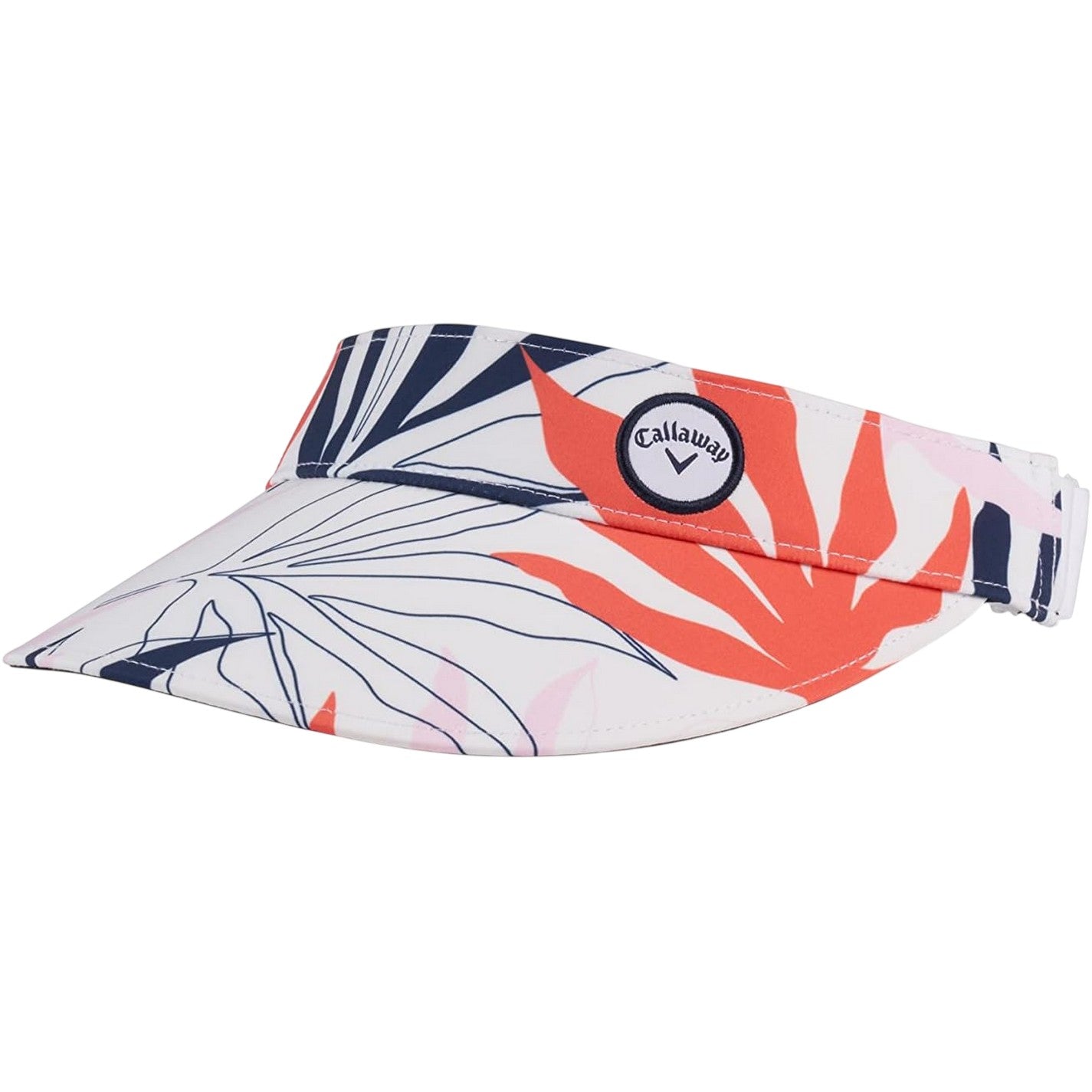 Tropical - Pack Shot - Callaway Womens-Ladies Floral Golf Visor