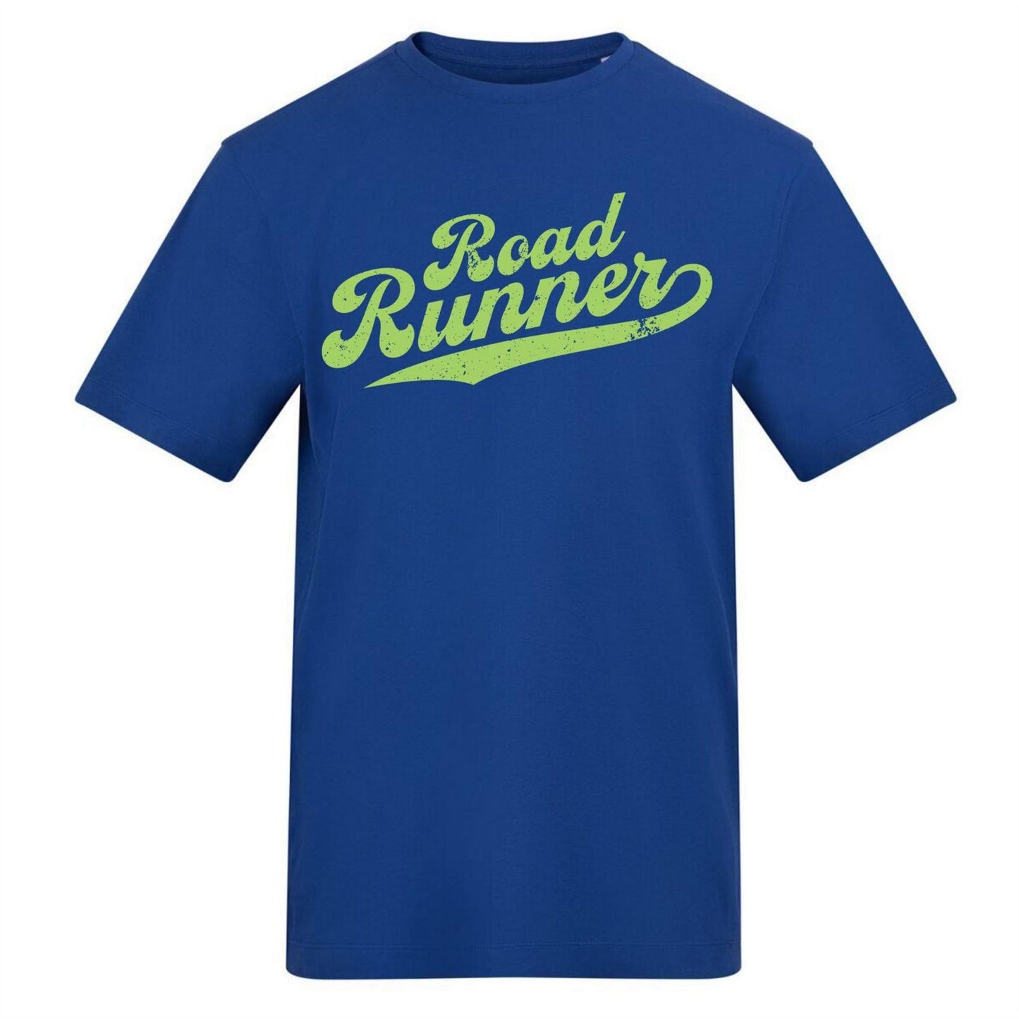 Blue - Front - AWD Unisex Adult Road Runner T-Shirt