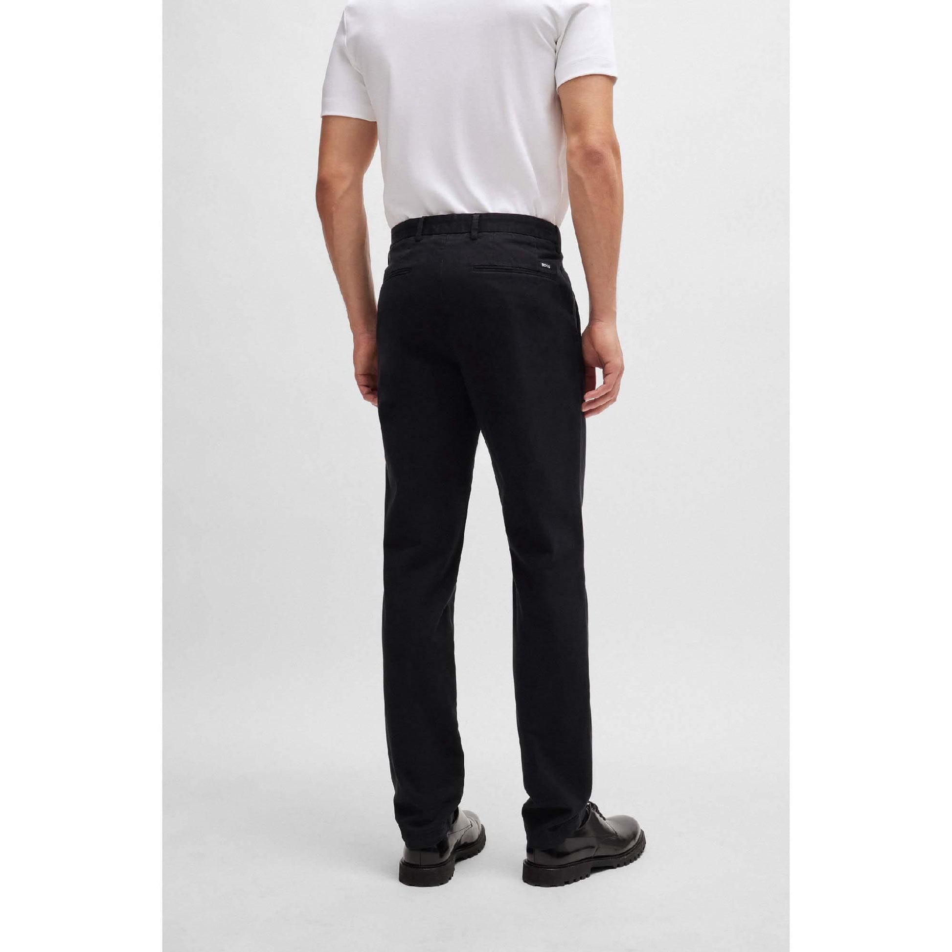 Black - Close up - Boss Mens Kaito1 Chinos