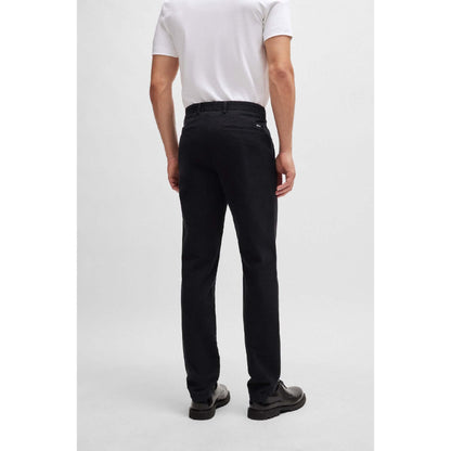 Black - Close up - Boss Mens Kaito1 Chinos