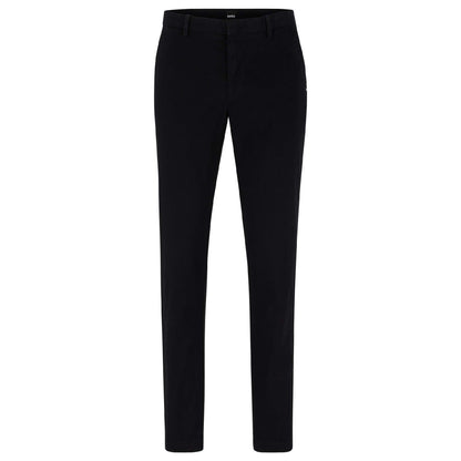 Black - Front - Boss Mens Kaito1 Chinos