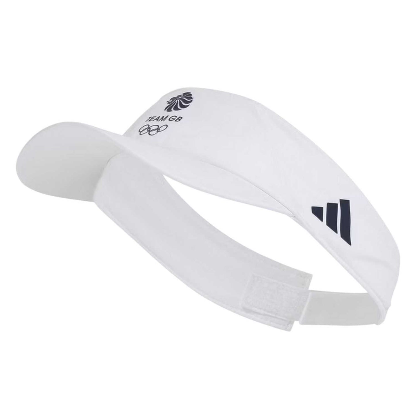 White - Front - Adidas Team GB Logo Visor