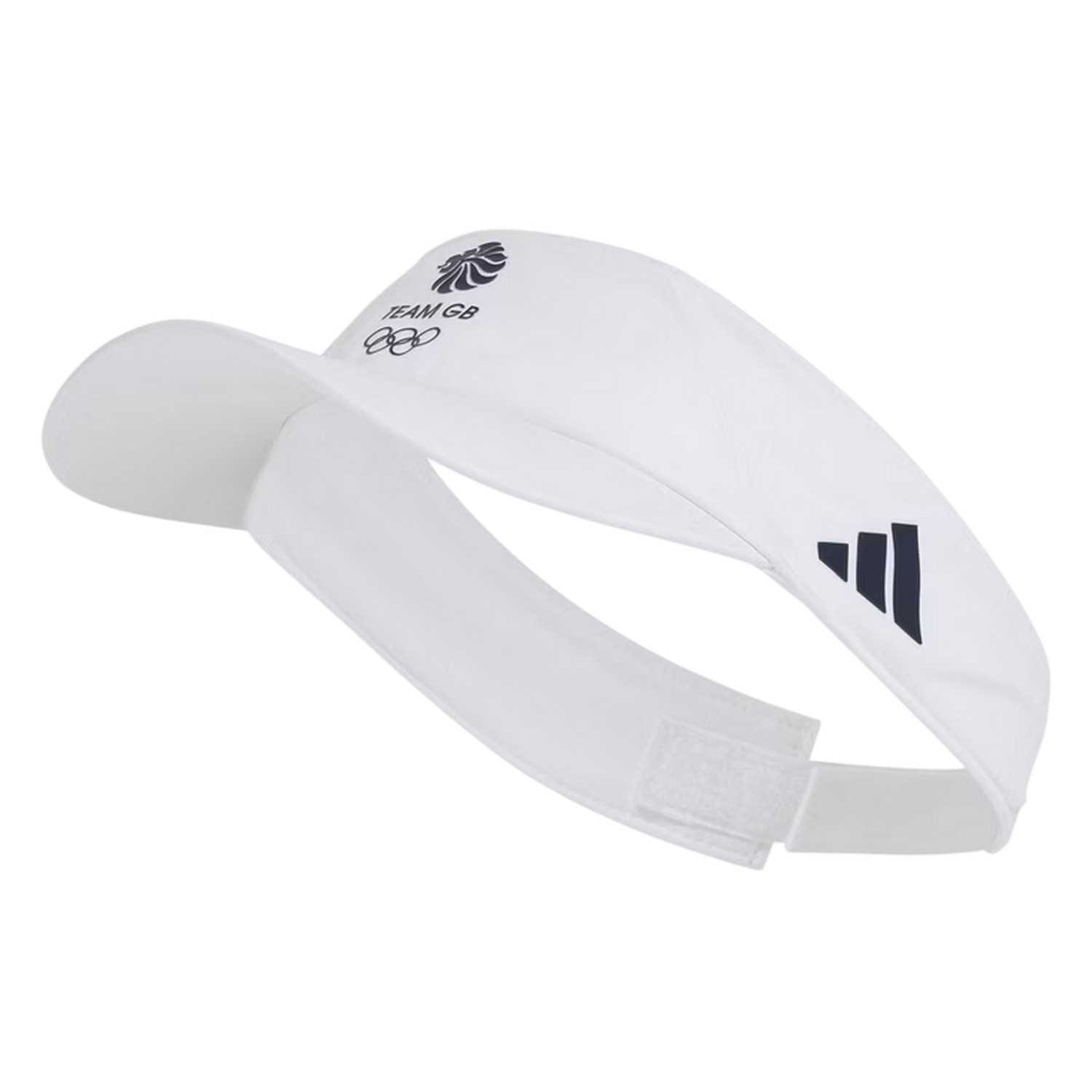 White - Front - Adidas Team GB Logo Visor
