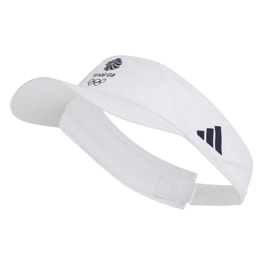White - Front - Adidas Team GB Logo Visor