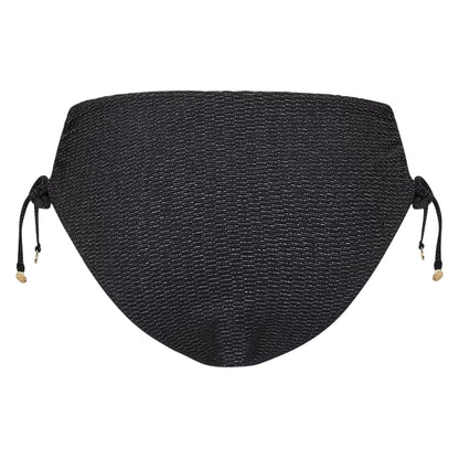Black - Back - Biba Womens-Ladies Textured Hipster Bikini Bottoms