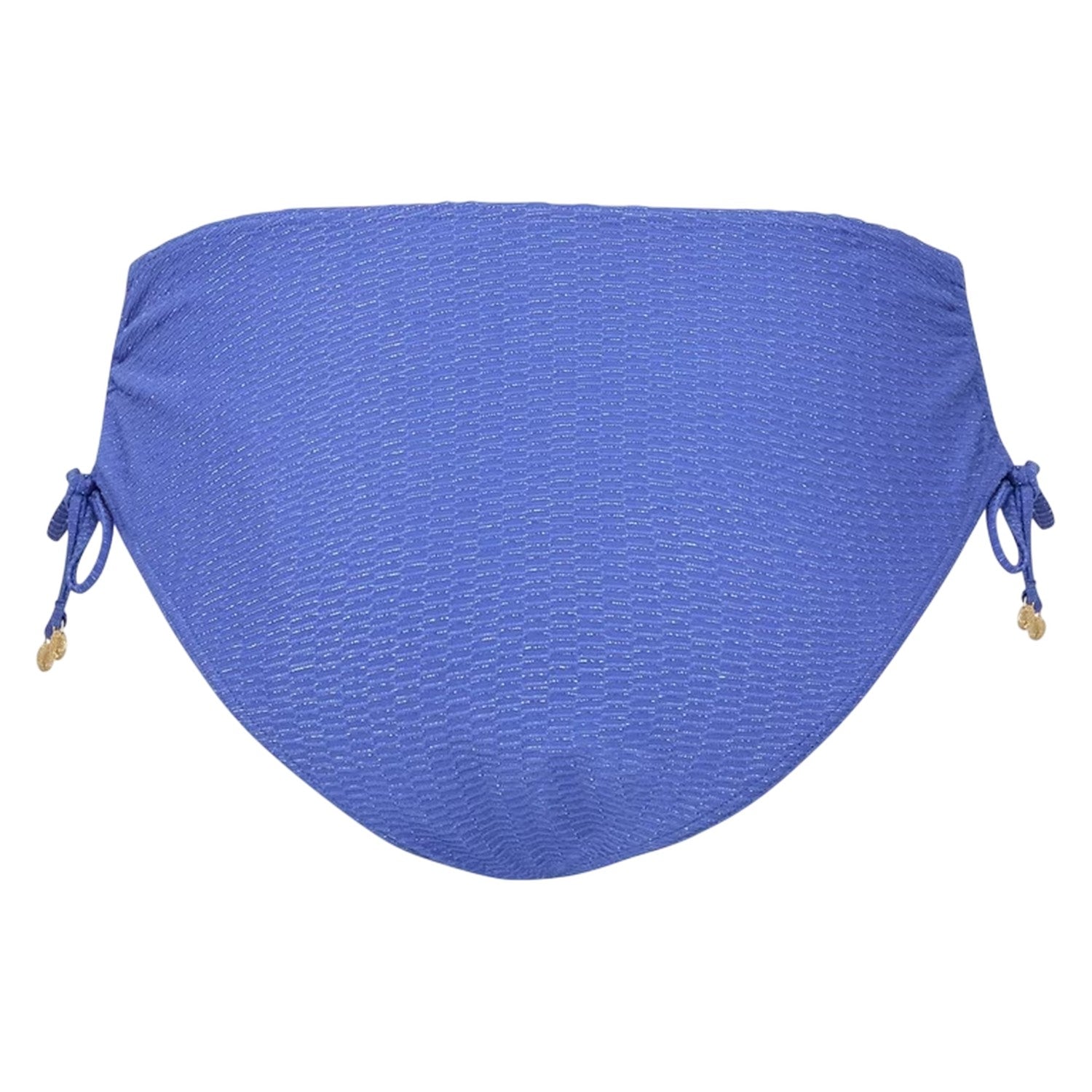 Blue - Back - Biba Womens-Ladies Textured Hipster Bikini Bottoms