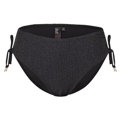 Black - Front - Biba Womens-Ladies Textured Hipster Bikini Bottoms