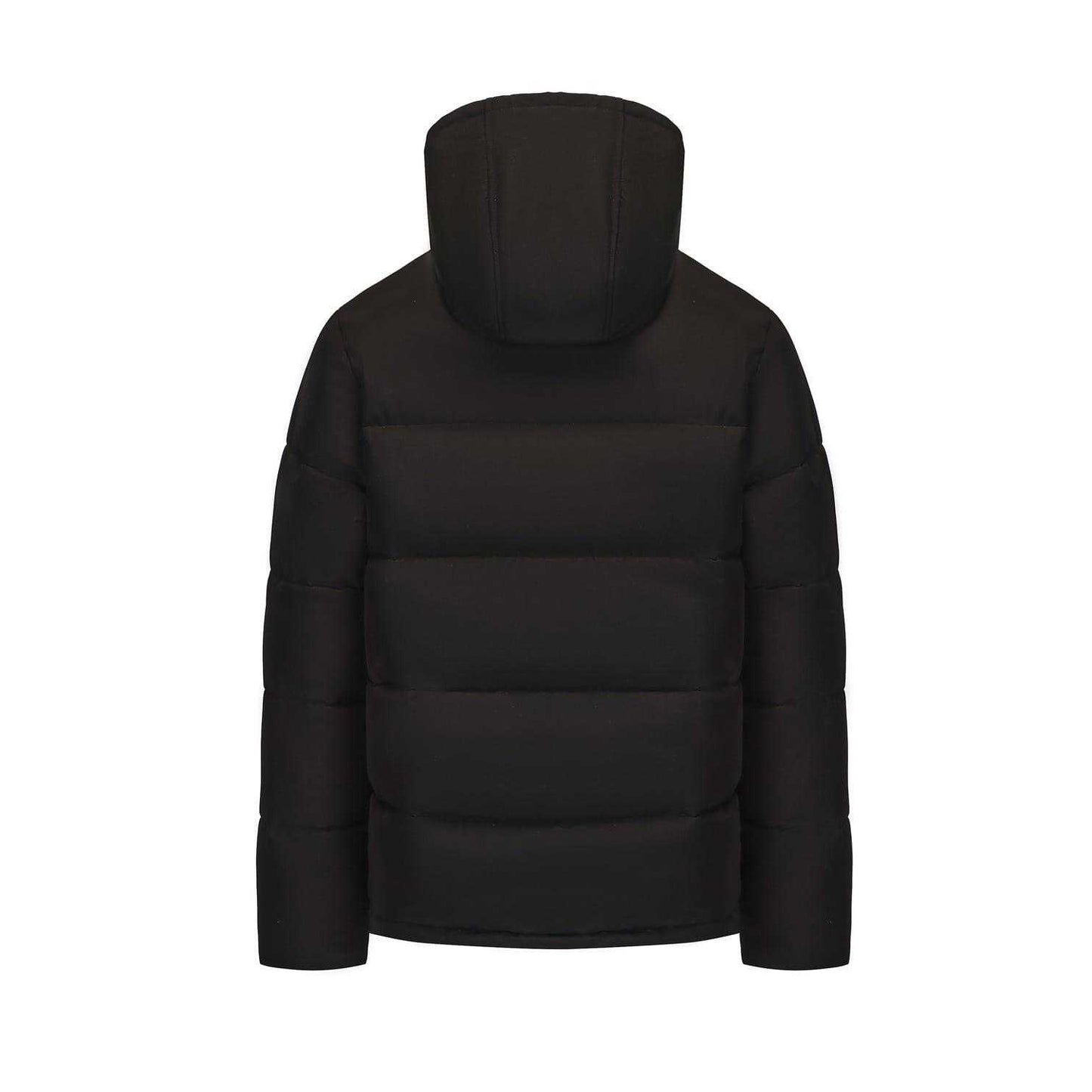 Black - Back - Slazenger Mens Full Zip Puffer Jacket