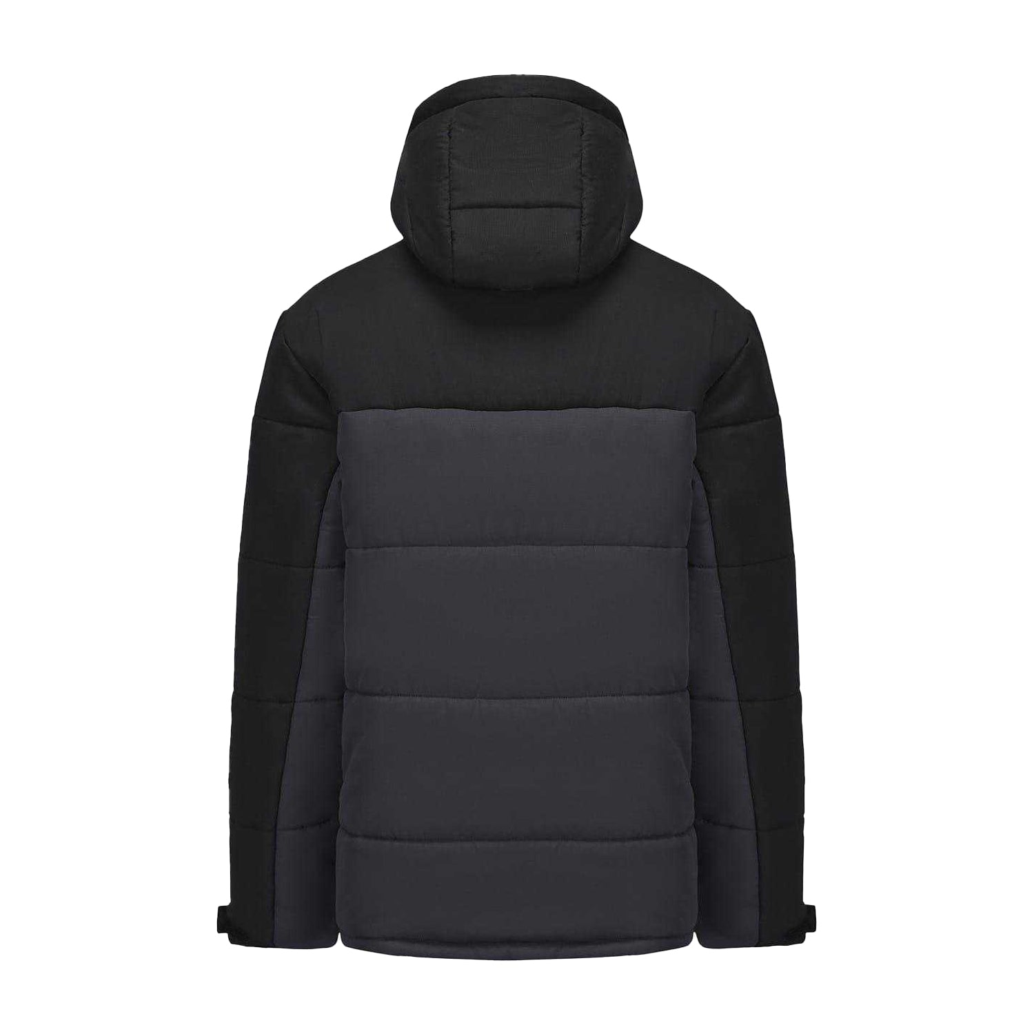 Black - Back - Gelert Childrens-Kids Colour Block Hooded Puffer Jacket