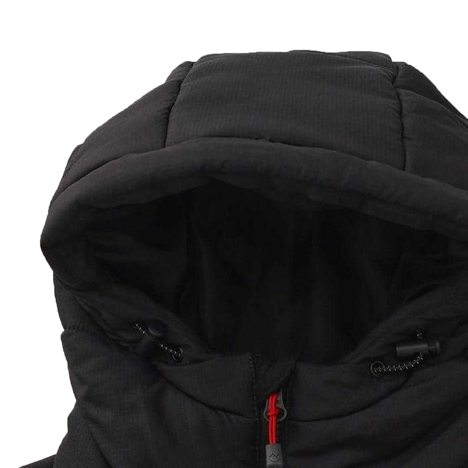Black - Lifestyle - Gelert Childrens-Kids Colour Block Hooded Puffer Jacket