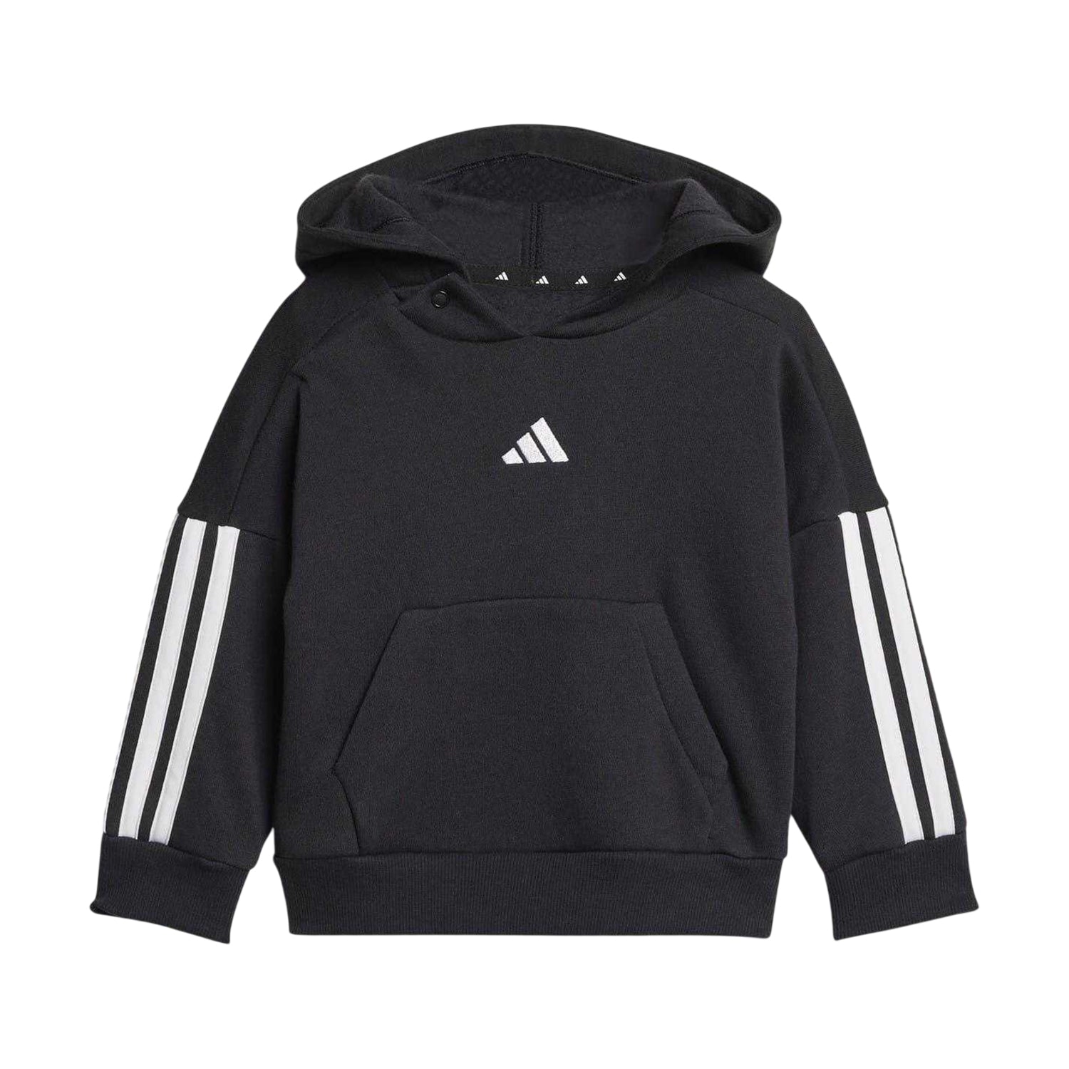 Black-White - Back - Adidas Baby Essentials Hoodie And Joggers Set Set