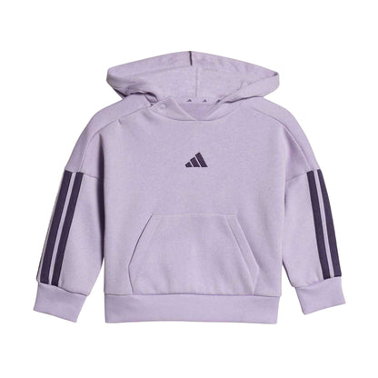 Plum - Back - Adidas Baby Essentials Hoodie And Joggers Set Set