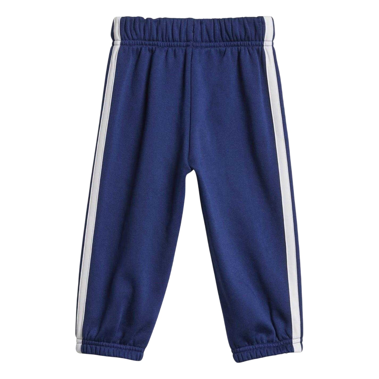 Blue-Navy - Side - Adidas Baby Essentials Hoodie And Joggers Set Set