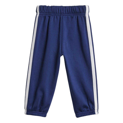 Blue-Navy - Side - Adidas Baby Essentials Hoodie And Joggers Set Set